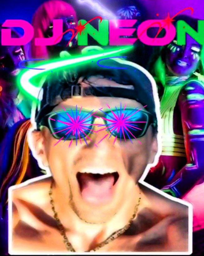 person-dj-neon-visitenkarte